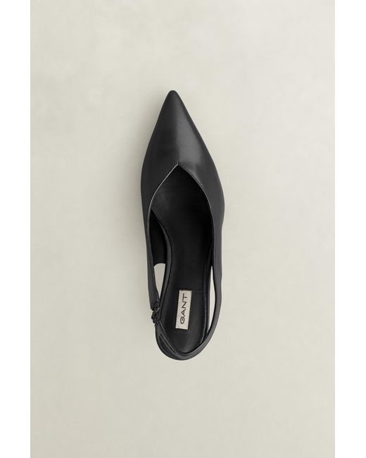 Gant Black Tillbye Leather Heels