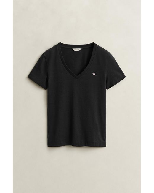 Gant Multicolor Shield V-Neck T-Shirt
