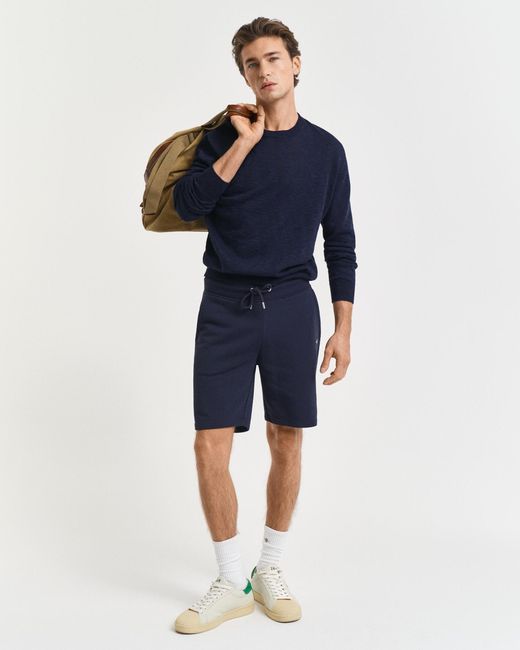 Gant Natural Shield Sweat Shorts Evening for men