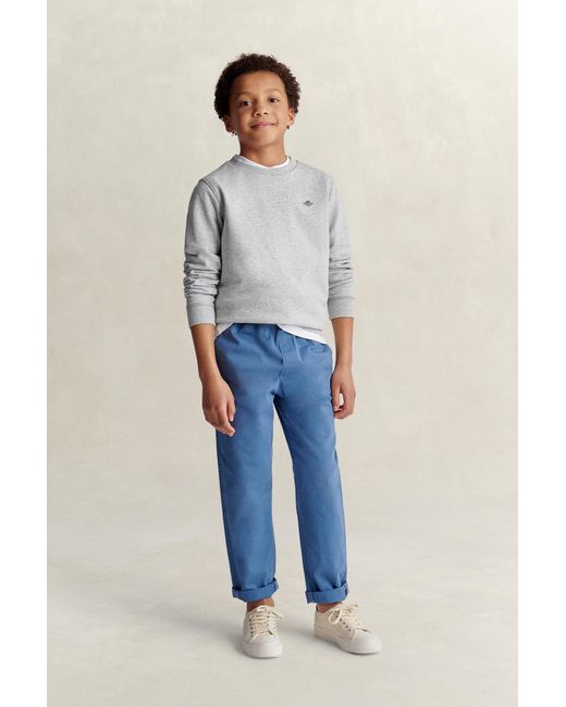Gant Gray Teens Shield Sweatshirt Melange