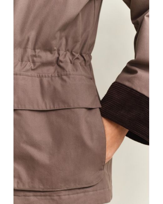 Gant Brown Waxed Barn Jacket