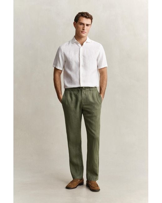 Gant Natural Linen Pants for men