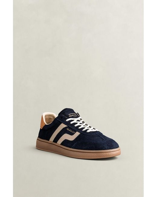 Gant Blue Cuzmo Suede Sneakers Marine for men