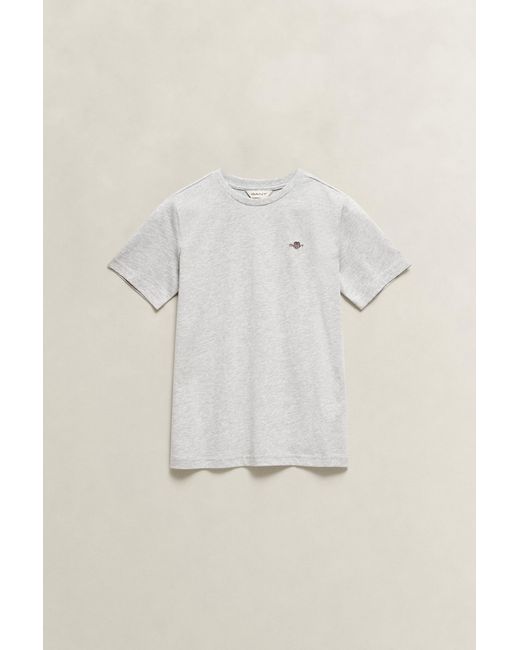 Gant Natural Teens Shield T-Shirt Melange