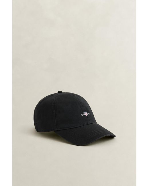 Gant Black Shield Cotton Twill Cap for men