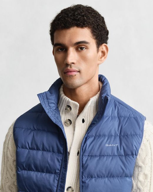 Gant Blue Light Down Vest for men