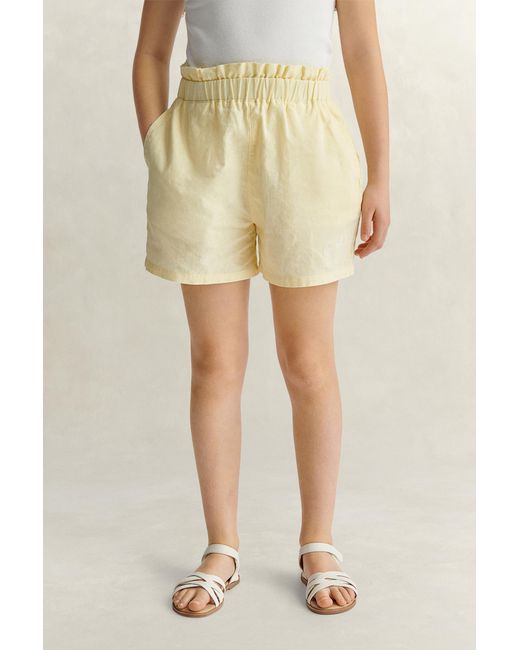 Gant Natural Teens Teen Girls Paperbag Waist Shorts