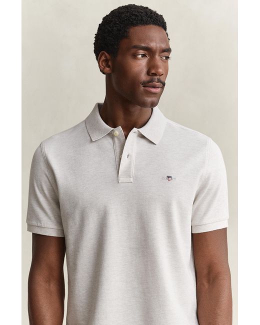 Gant Natural Regular Fit Polo Shirt for men
