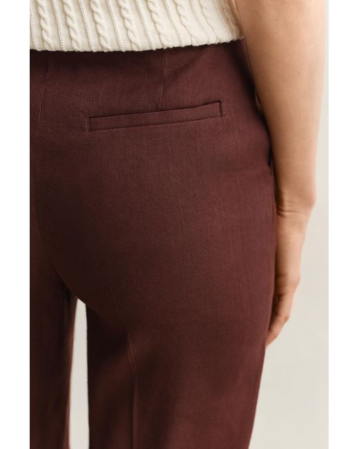 Gant Natural Tailored Linen Stretch Pants