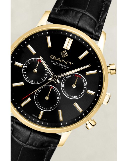 Gant Black East Hill Day-Date Watch for men