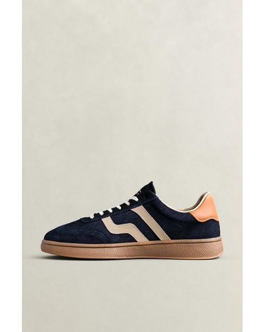 Gant Blue Cuzmo Suede Sneakers Marine for men