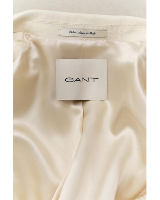 Gant Natural Linen Stretch Blazer