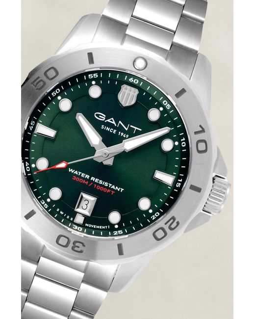 Gant White Gp301 Watch Forest for men