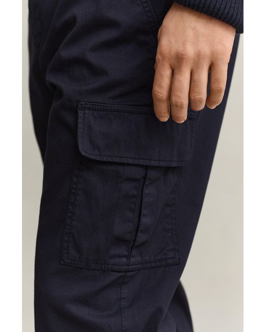Gant Blue Cargo Pants Evening for men
