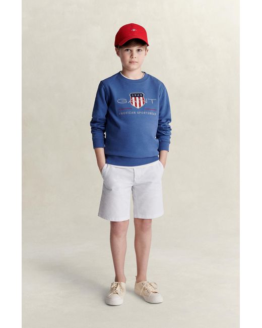 Gant Blue Teens Archive Shield Sweatshirt