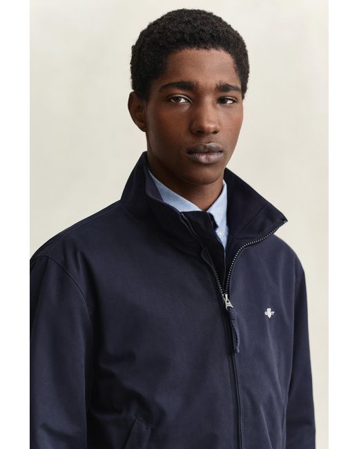 Gant Blue Lightweight Hampshire Jacket Evening for men
