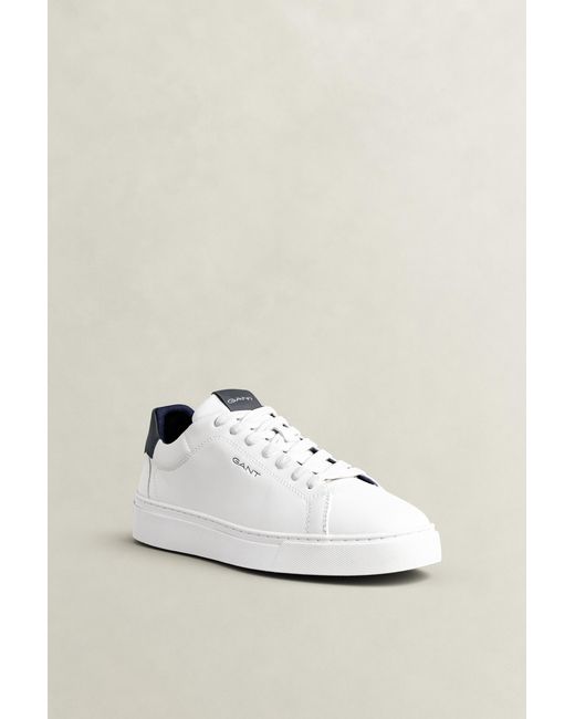 Gant White Mcjulien Leather Sneakers Rich for men