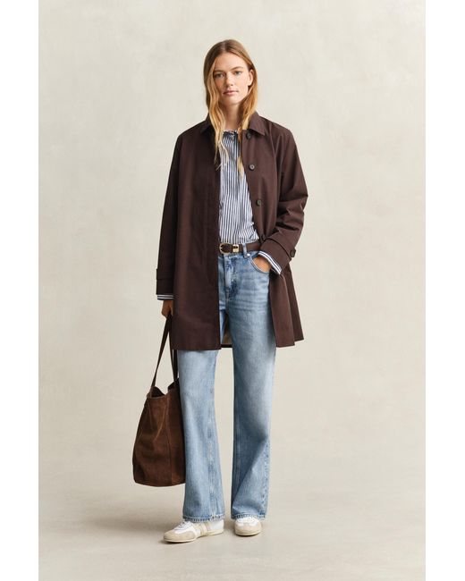 Gant Brown Car Coat Deep