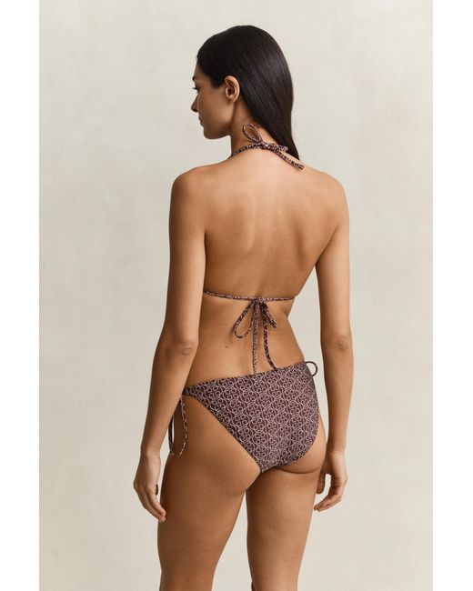 Gant Multicolor Printed Side Tie Bikini Bottoms