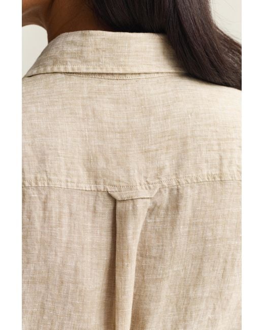 Gant Natural Linen Shirt Dress
