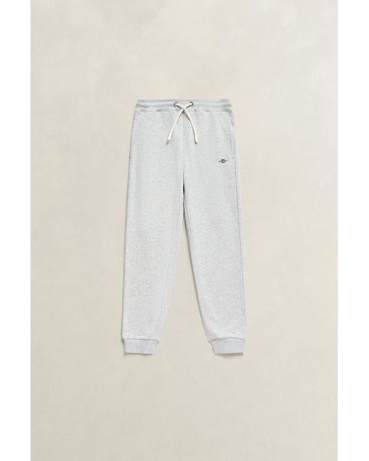 Gant Natural Teens Teen Boys Shield Sweatpants Melange for men