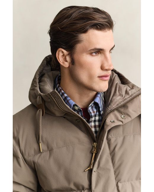 Gant Brown Down Parka for men