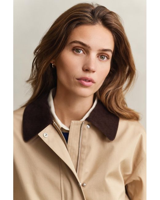 Gant Natural Cotton Decker Jacket Dark