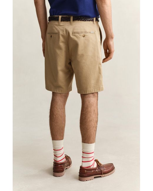 Gant Blue Classic Chino Shorts Dark for men