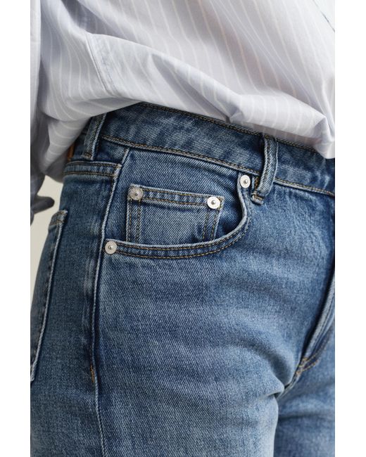 Gant Blue Straight Leg Stretch Jeans