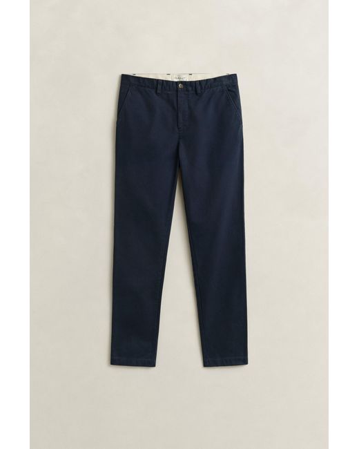 Gant Blue Slim Fit Comfort Chinos Evening for men