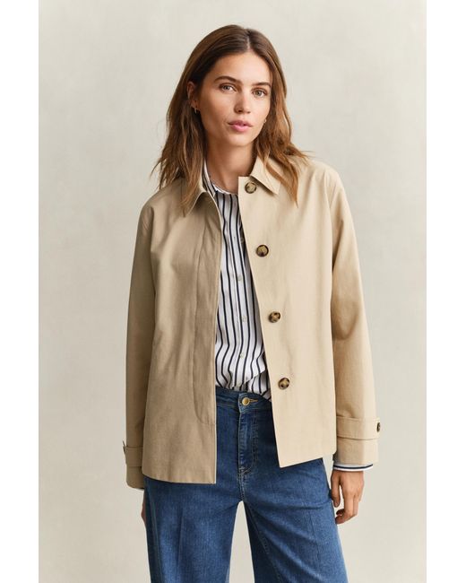 Gant Natural Short Car Coat