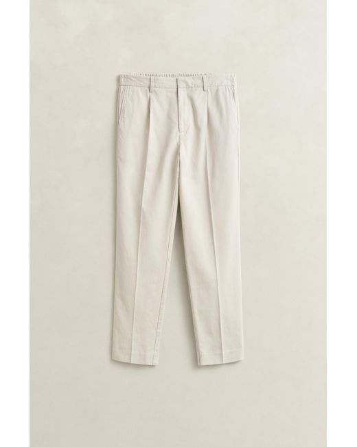 Gant Natural Lyocell Blend Pants for men