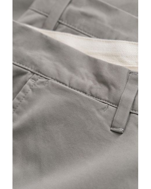 Gant Gray Regular Fit Classic Chinos for men