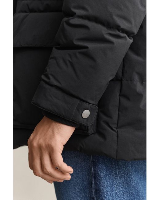 Gant Black Down Parka for men