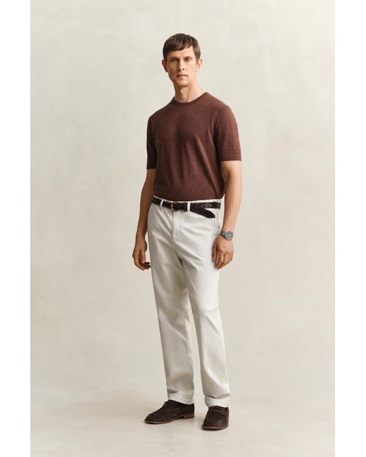 Gant Natural Regular Fit Classic Chinos for men
