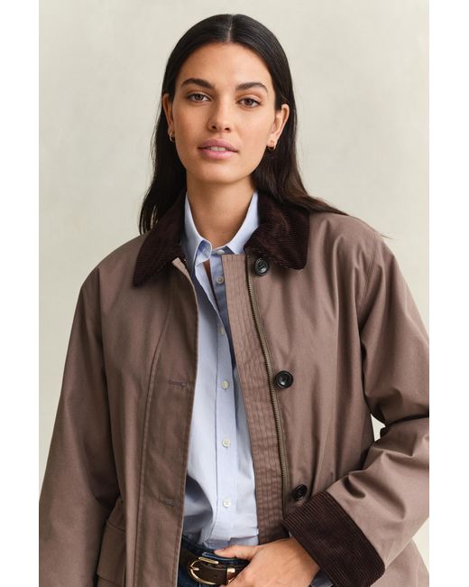 Gant Brown Waxed Barn Jacket