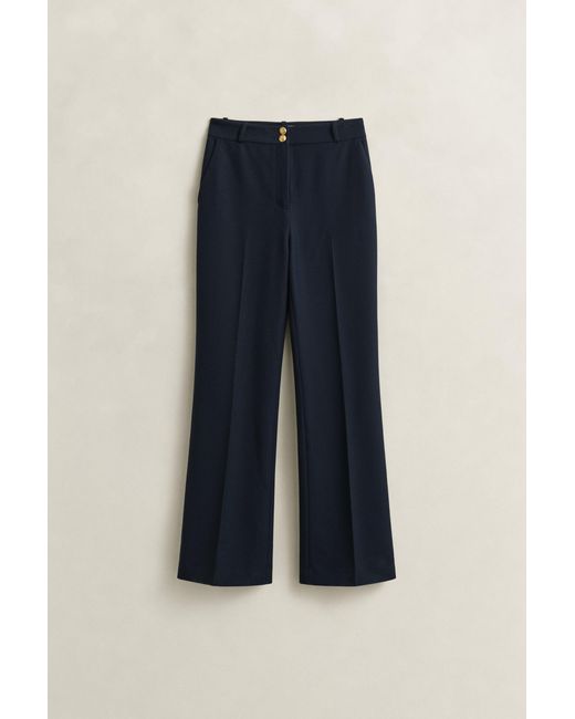 Gant Blue Flared Nautical Pants Evening