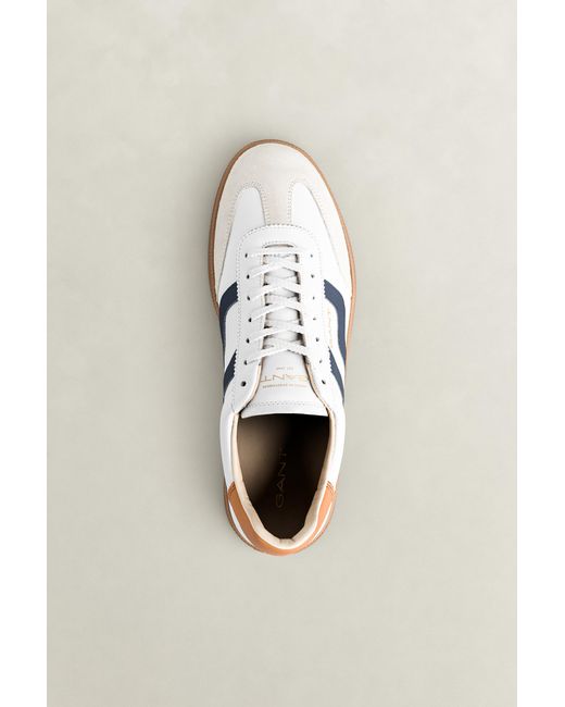 Gant Blue Cuzmo Leather Sneakers Rich for men