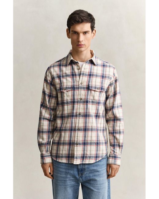 Gant Natural Twill Patch Pocket Shirt for men