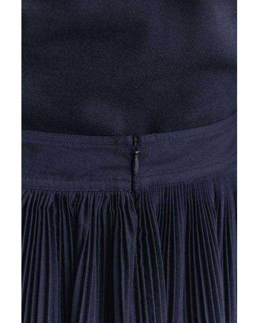 Gant Blue Pleated Skirt Evening