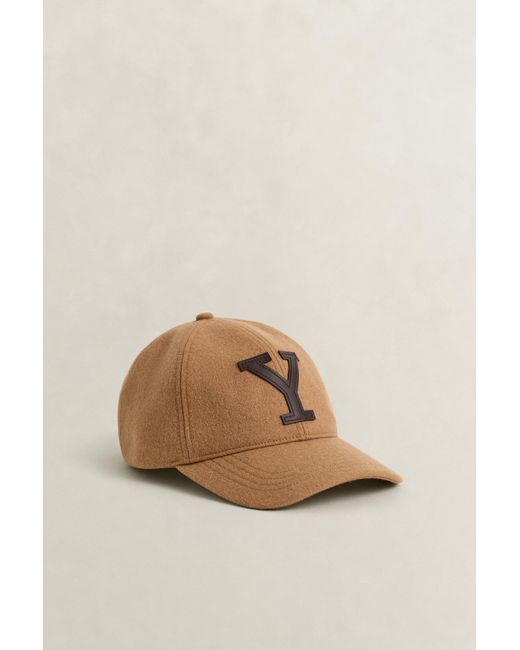Gant Black X Yale Melton Cap for men