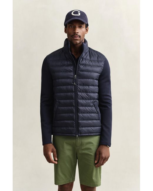 Gant Blue Hybrid Jacket Evening for men