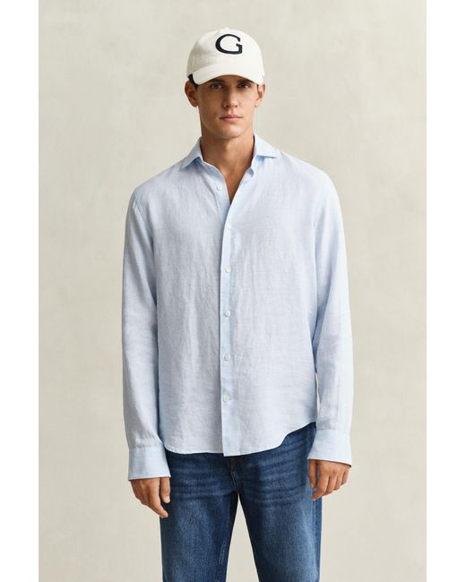 Gant White Linen Shirt for men