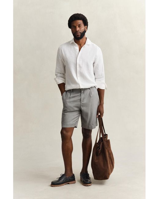Gant Natural Lyocell Shorts for men