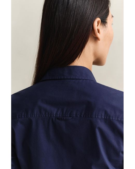 Gant Blue Poplin Shirt Classic