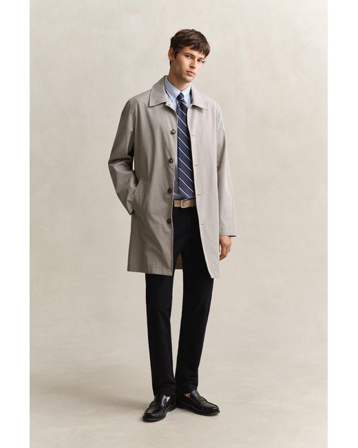Gant Natural Cotton Blend Car Coat for men