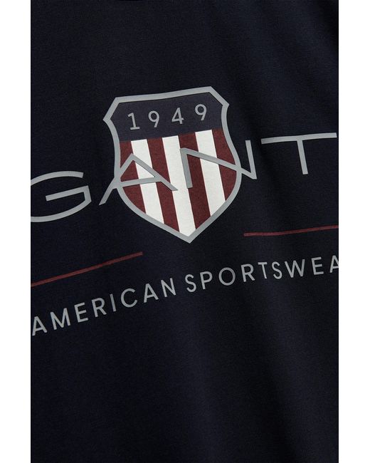 Gant Blue Teens Archive Shield T-Shirt Evening
