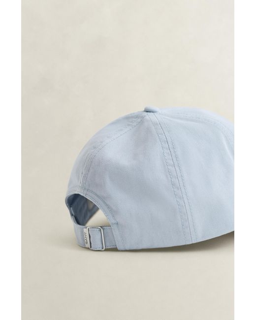 Gant Gray Shield Cotton Twill Cap for men