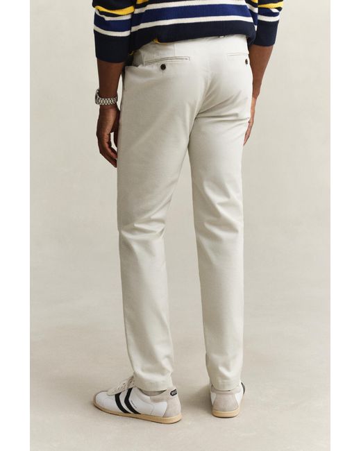 Gant Multicolor Slim Fit Smart Chinos for men