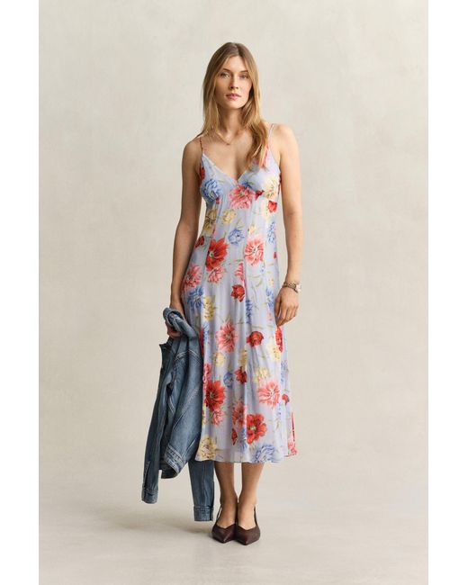 Gant Natural Floral Strap Dress